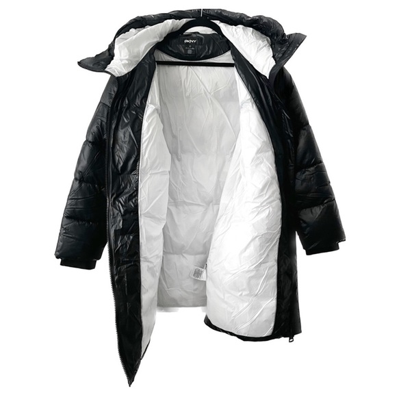 Long Hooded Puffer Coat - Picture 5 of 8